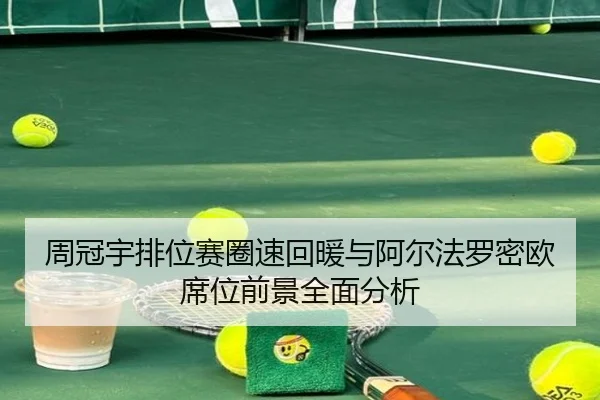 周冠宇排位赛圈速回暖与阿尔法罗密欧席位前景全面分析